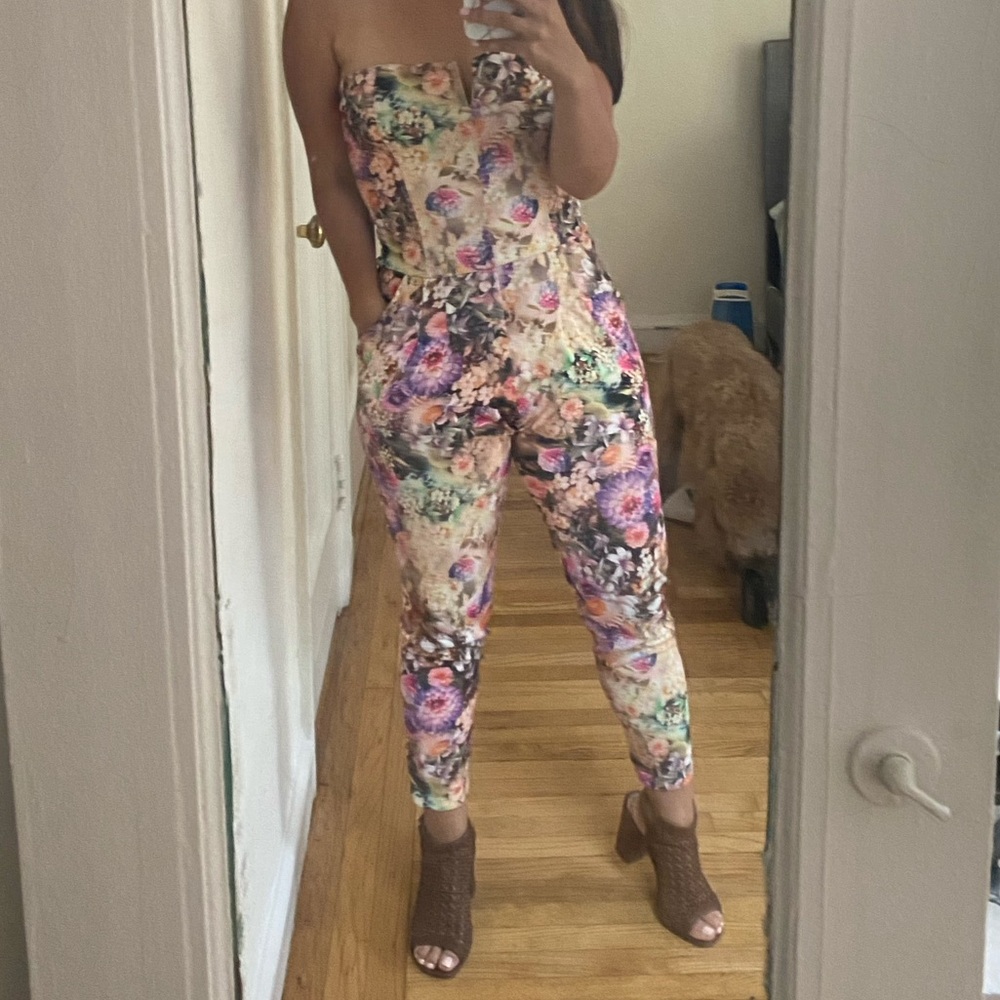 Floral jumpsuit